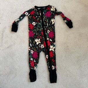 Little Sleepies Floral Berry Merry Zippie